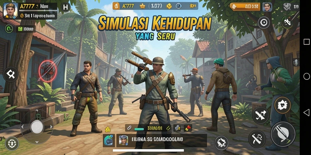 Tampilan gameplay A7777 yang menarik dan interaktif.