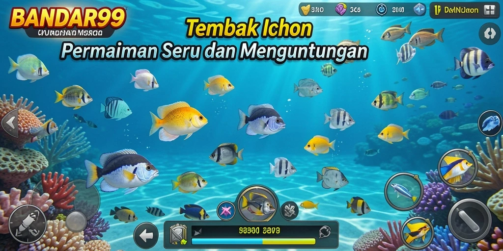 Tampilan gameplay seru dari BANDAR99 yang kaya warna.