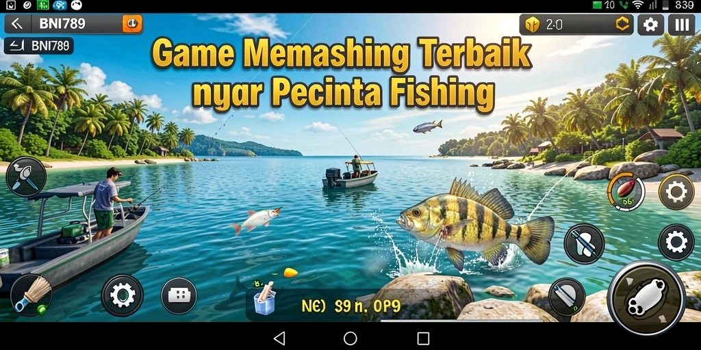 Tampilan gameplay BNI789 menampilkan pengalaman memancing yang realistis dan menyenangkan.