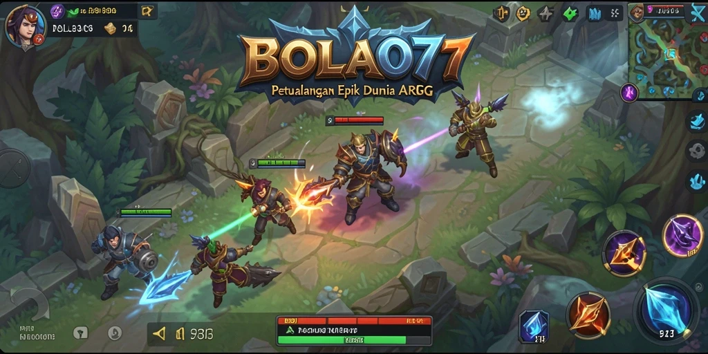 Gameplay BOLA07 menunjukkan pertarungan epik dalam dunia ARPG.