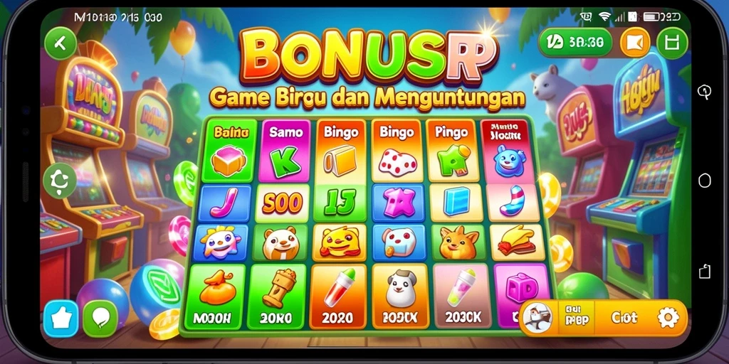 Tampilan gameplay Bingo yang seru dan interaktif di BONUSRP.