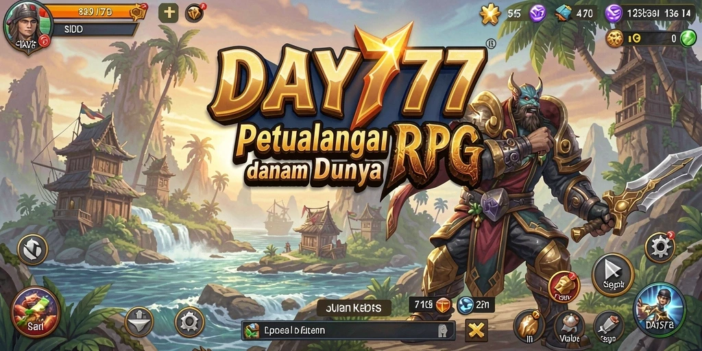 Gameplay seru DAY777 dengan karakter dan petualangan menarik.