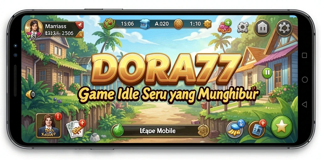 Tampilan menarik dari gameplay DORA77 yang memukau.