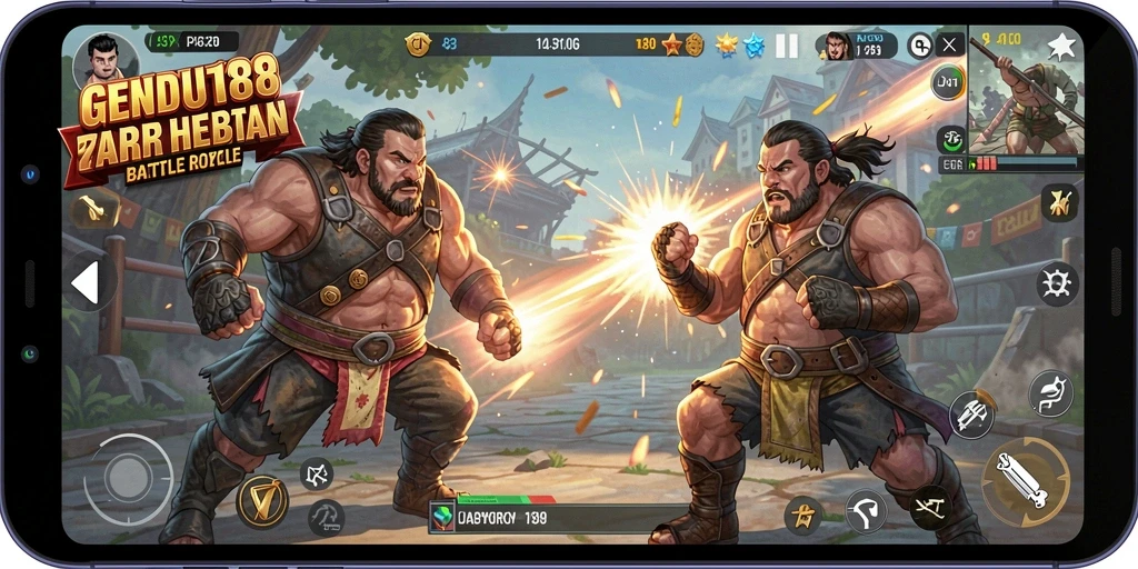 Menampilkan aksi seru di battlefield GENDUT188.