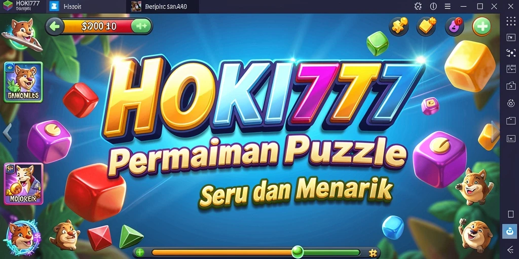 Screenshot HOKI777 menampilkan gameplay puzzle yang menarik.
