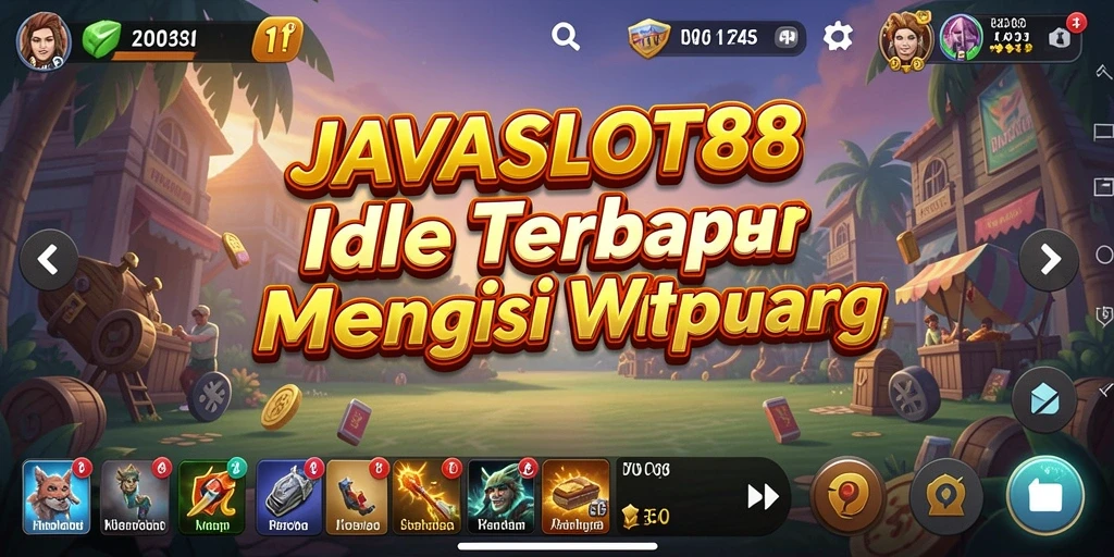 Screenshot utama menunjukkan gameplay santai JAVASLOT88.