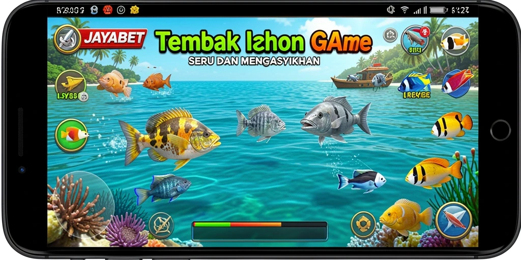 Screenshot JAYABET menampilkan aksi menembak ikan yang mendebarkan.