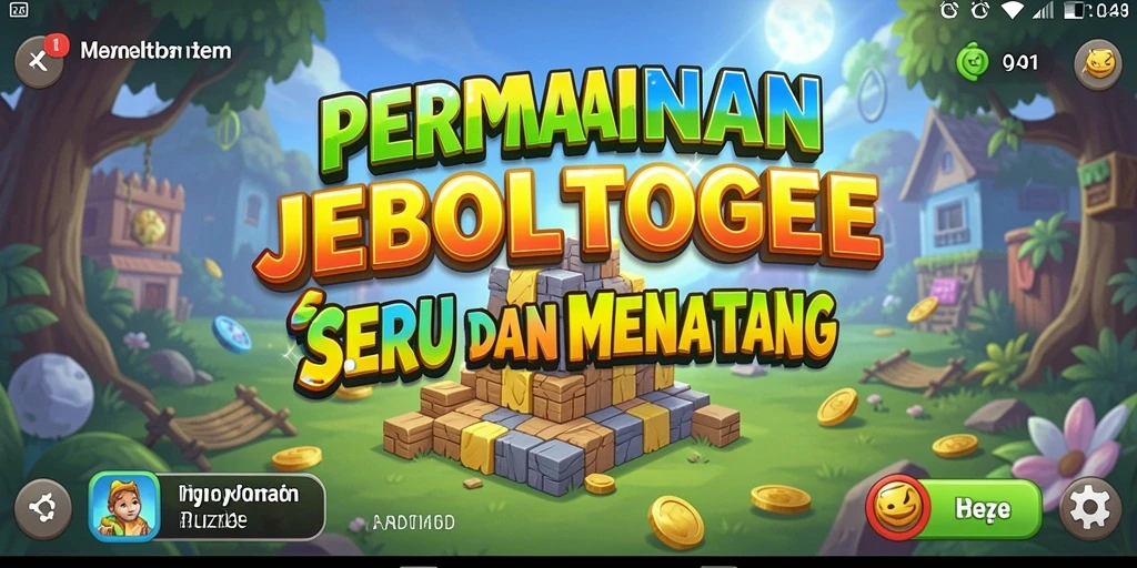 Screenshot gameplay JEBOLTOGEL dengan tantangan Puzzle yang menarik.