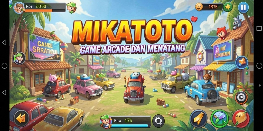 Tampilan gameplay MIKATOTO yang seru dan mengasyikkan.