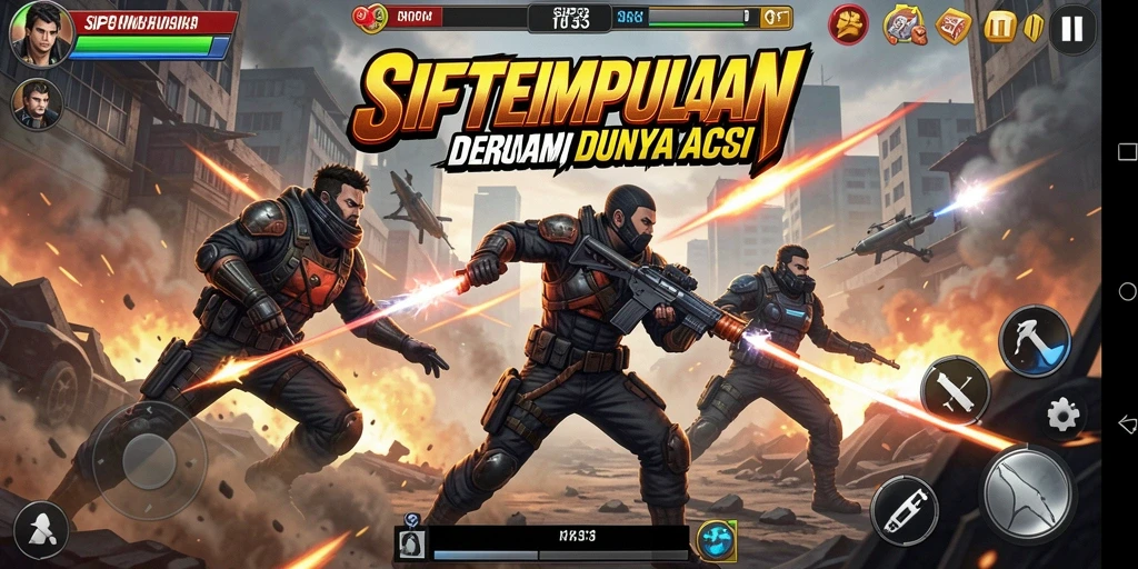 Gameplay seru dan mendebarkan di SIP33 dengan aksi bertarung intens.