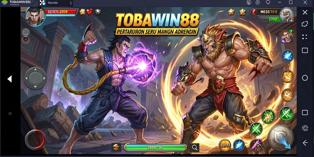 Gameplay mendebarkan dan pertarungan seru di TOBAWIN88.