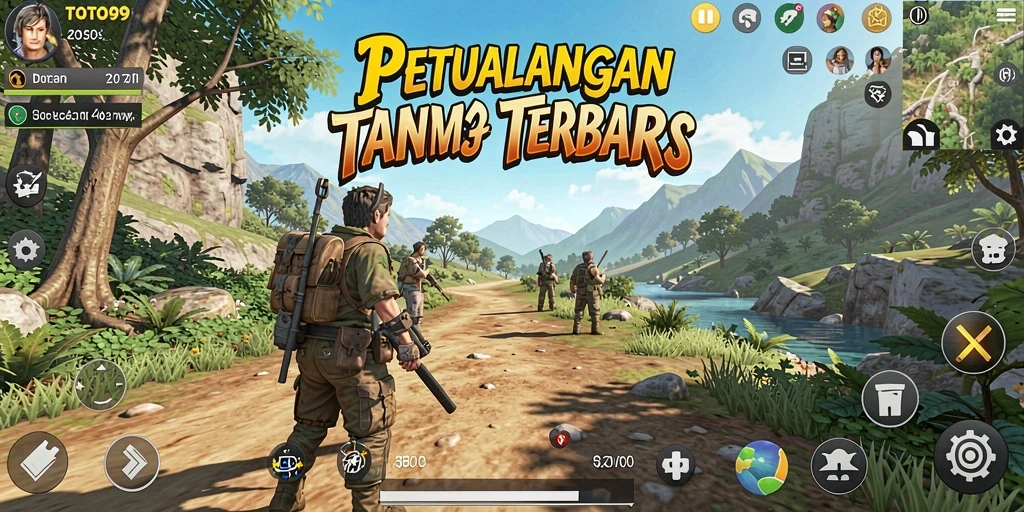 Screenshot gameplay TOTO99 menampilkan eksplorasi dunia terbuka yang menarik.